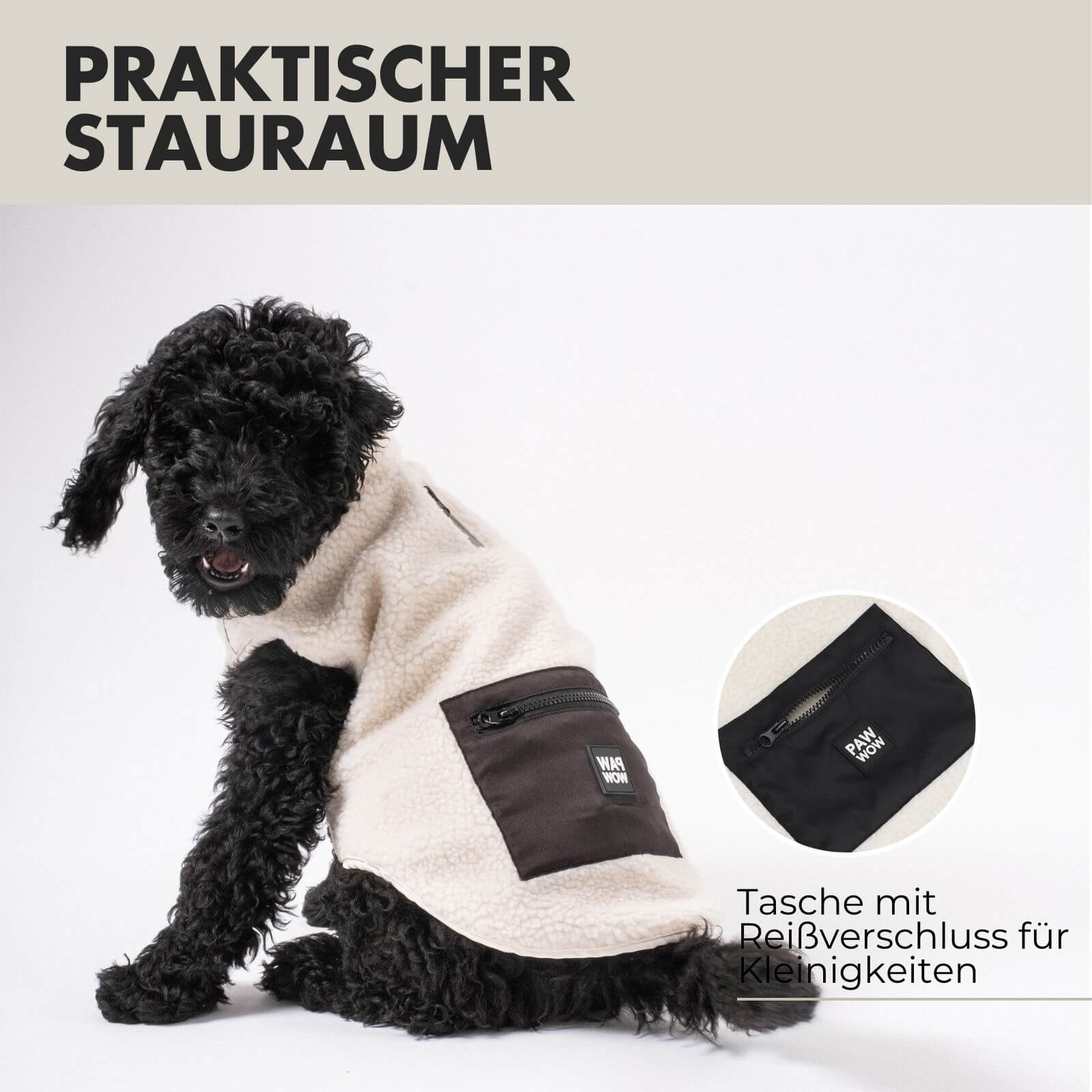 Hundejacke MIKA Beige - paw-wow