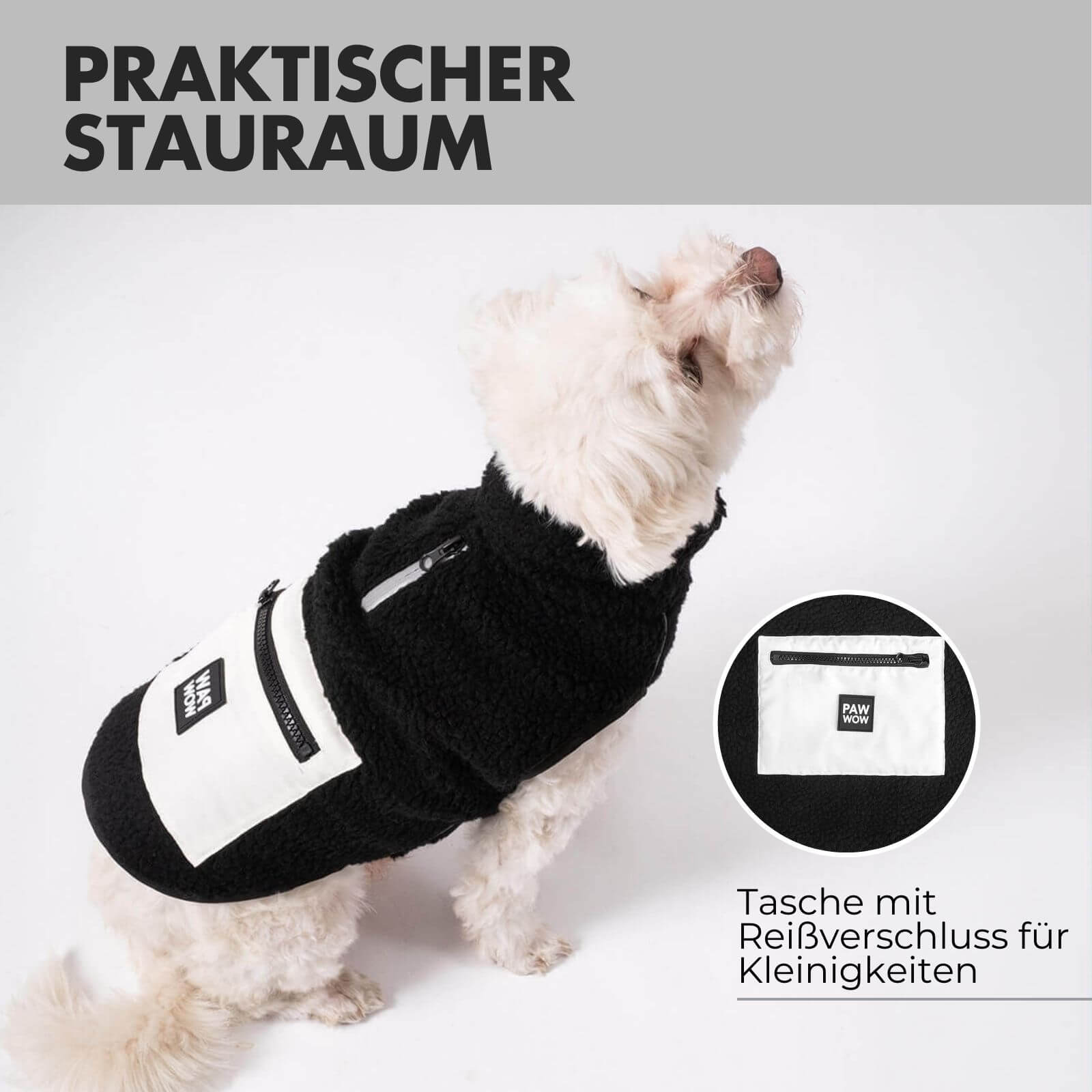 Hundejacke MIKA Schwarz - paw-wow