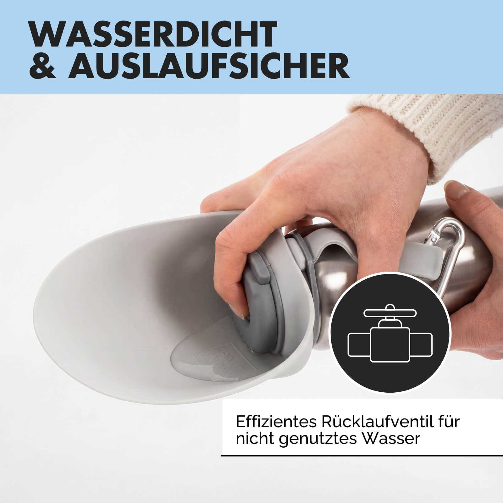 Trinkflasche für Hunde PAULA 500ml