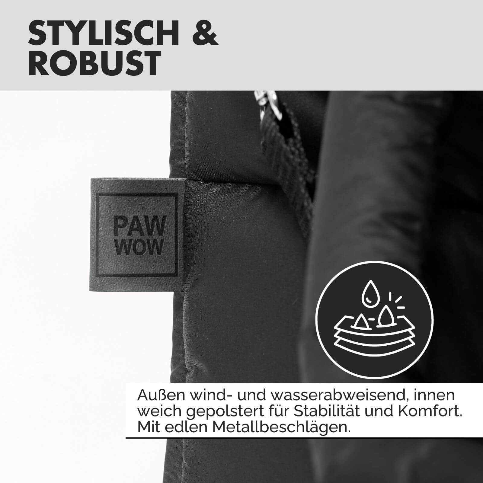 Hundetragetasche SARA Schwarz