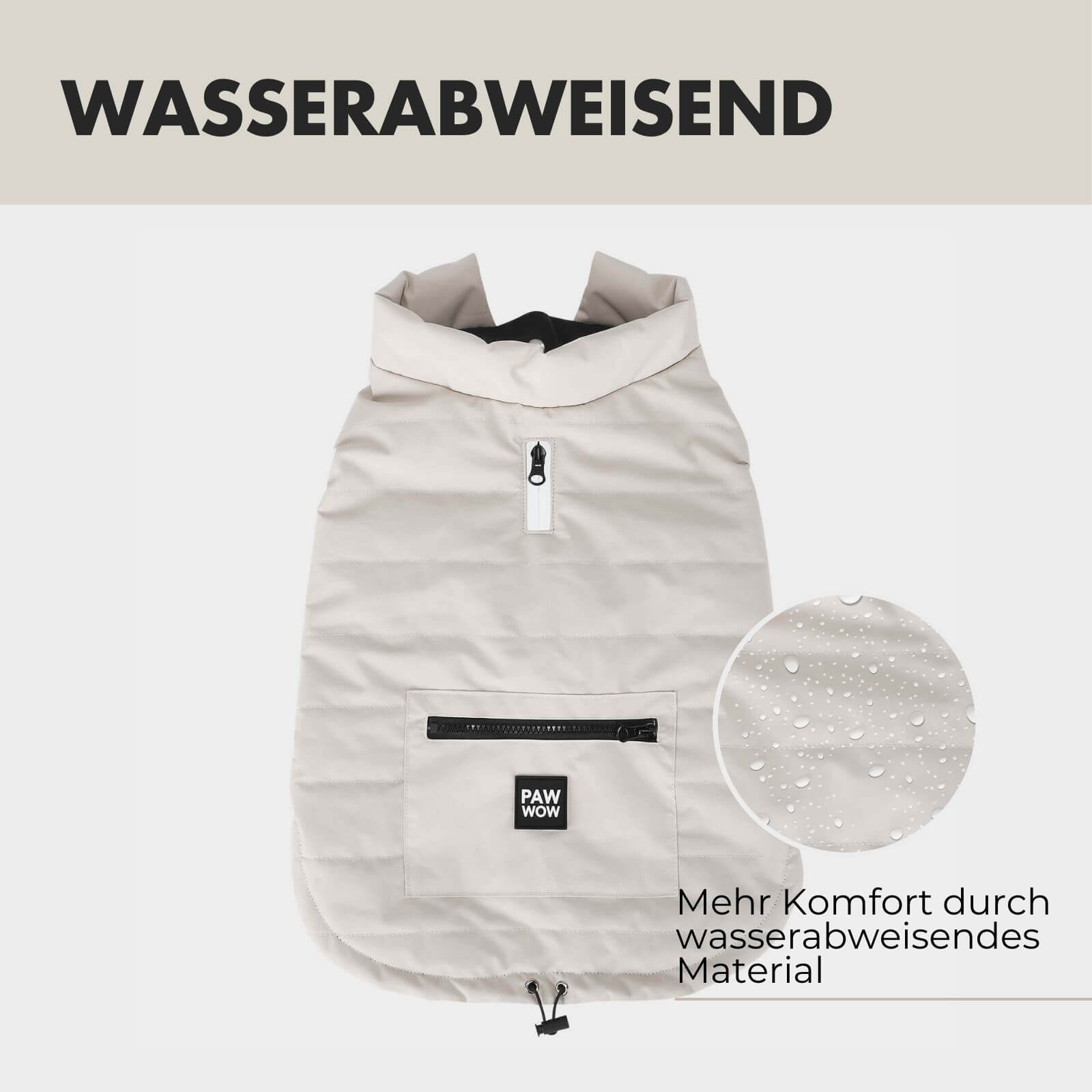 Hundejacke TONI Beige - paw-wow