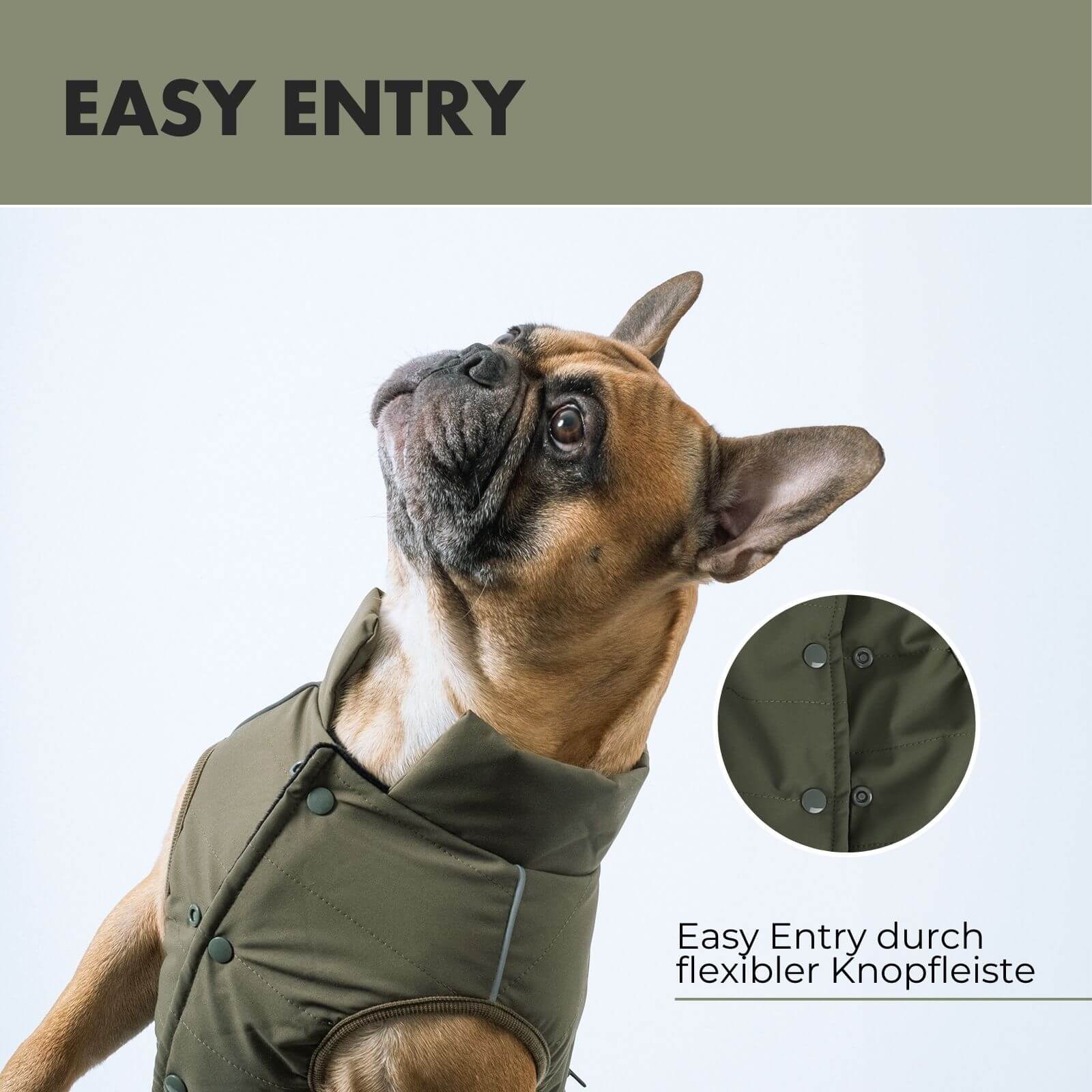 Hundejacke TONI Olive - paw-wow