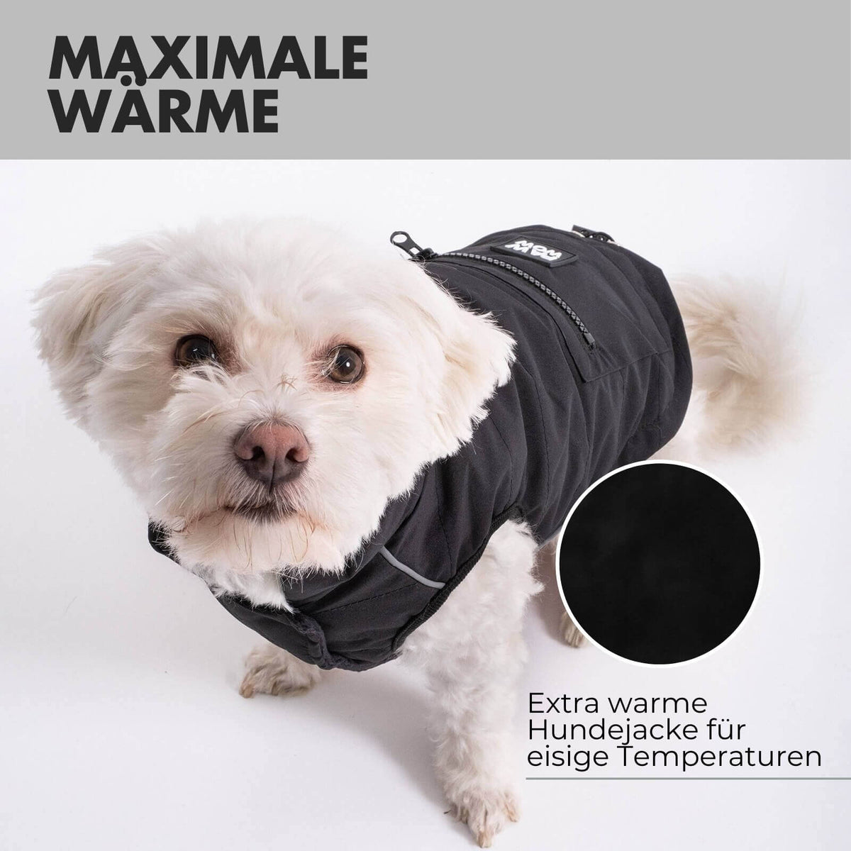 Hundejacke TONI Schwarz - paw-wow