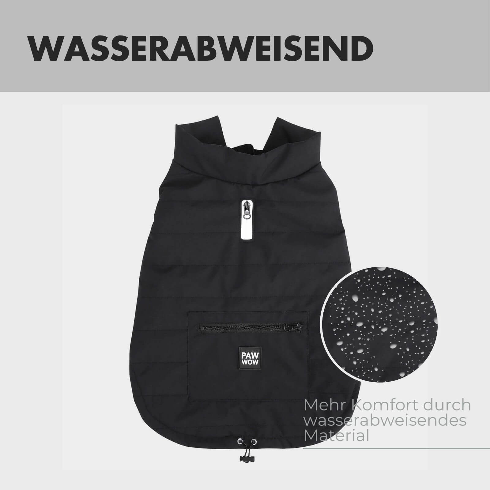 Hundejacke TONI Schwarz - paw-wow
