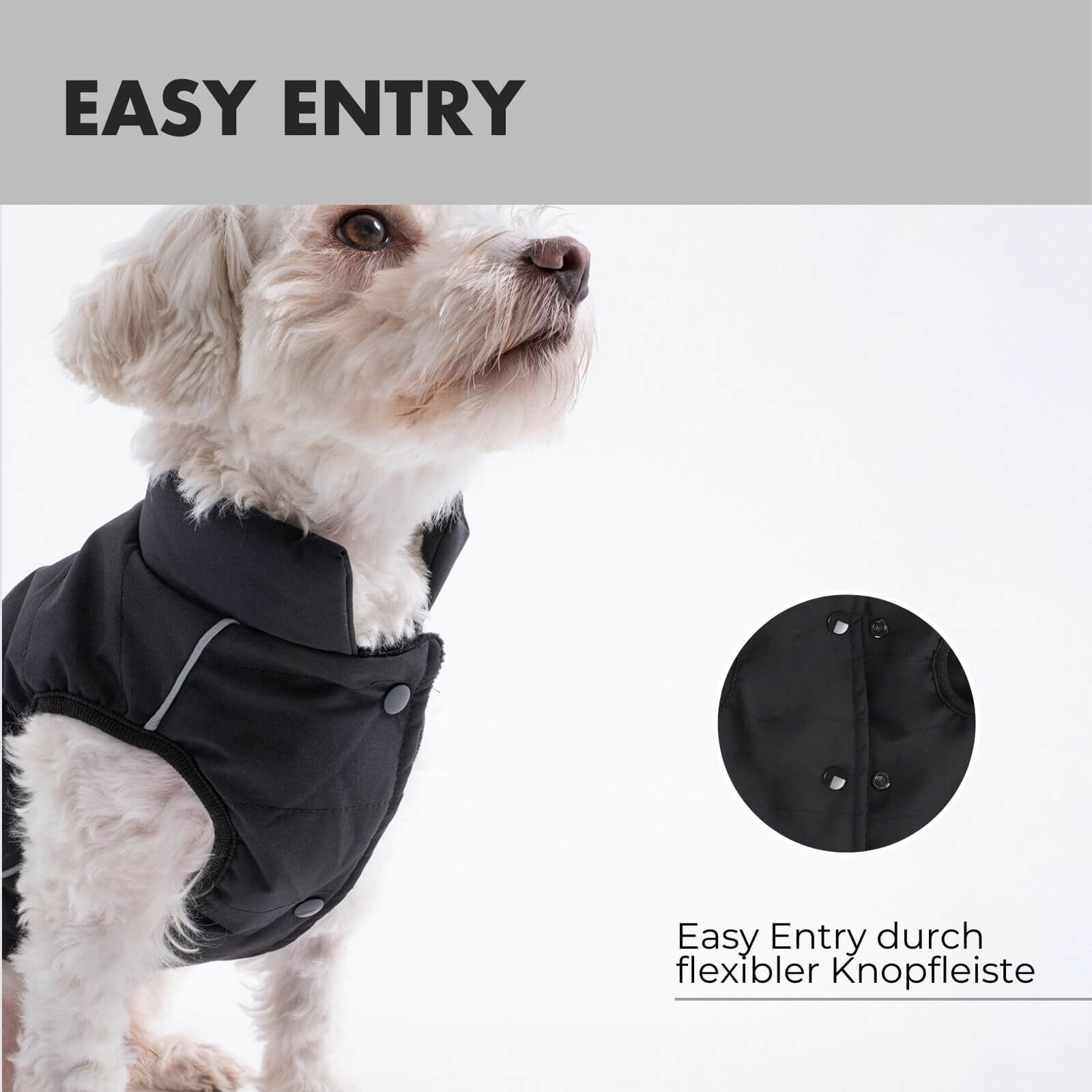 Hundejacke TONI Schwarz - paw-wow